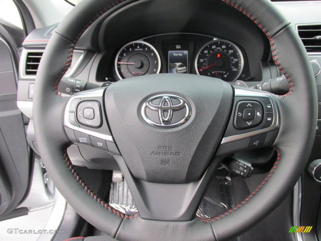 2015 Camry XSE - Celestial Silver Metallic / Black photo #31