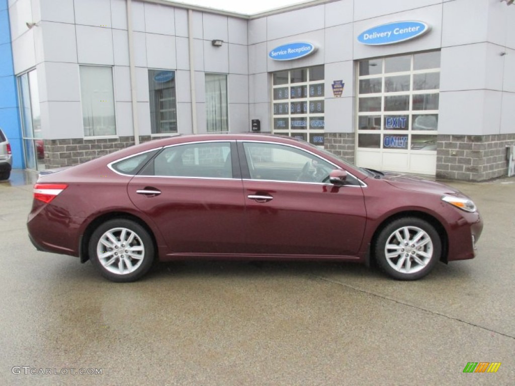 2014 Avalon XLE - Sizzling Crimson Mica / Black photo #2