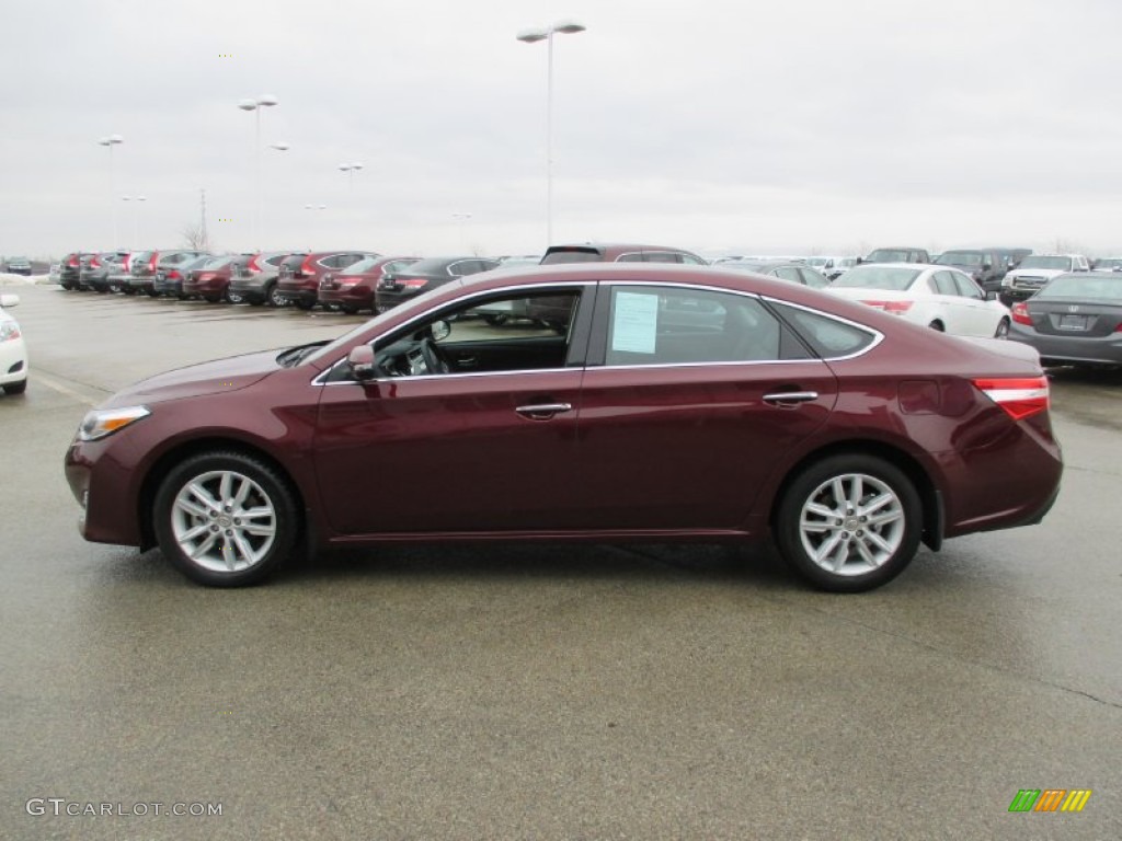 2014 Avalon XLE - Sizzling Crimson Mica / Black photo #4