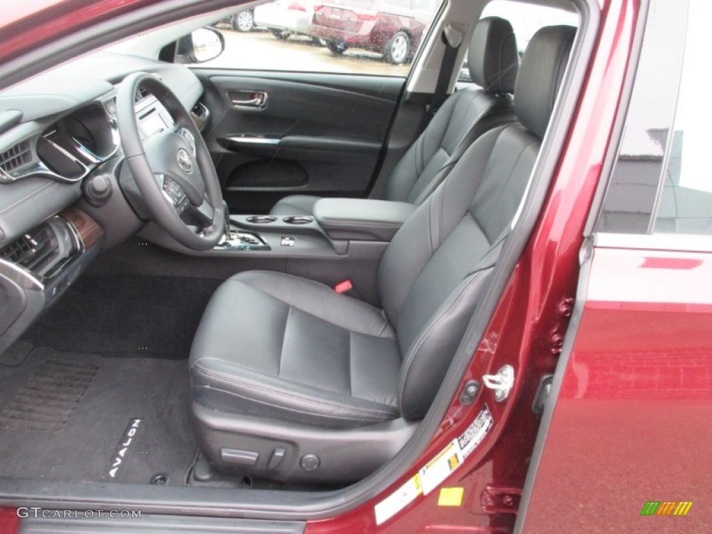 2014 Avalon XLE - Sizzling Crimson Mica / Black photo #7