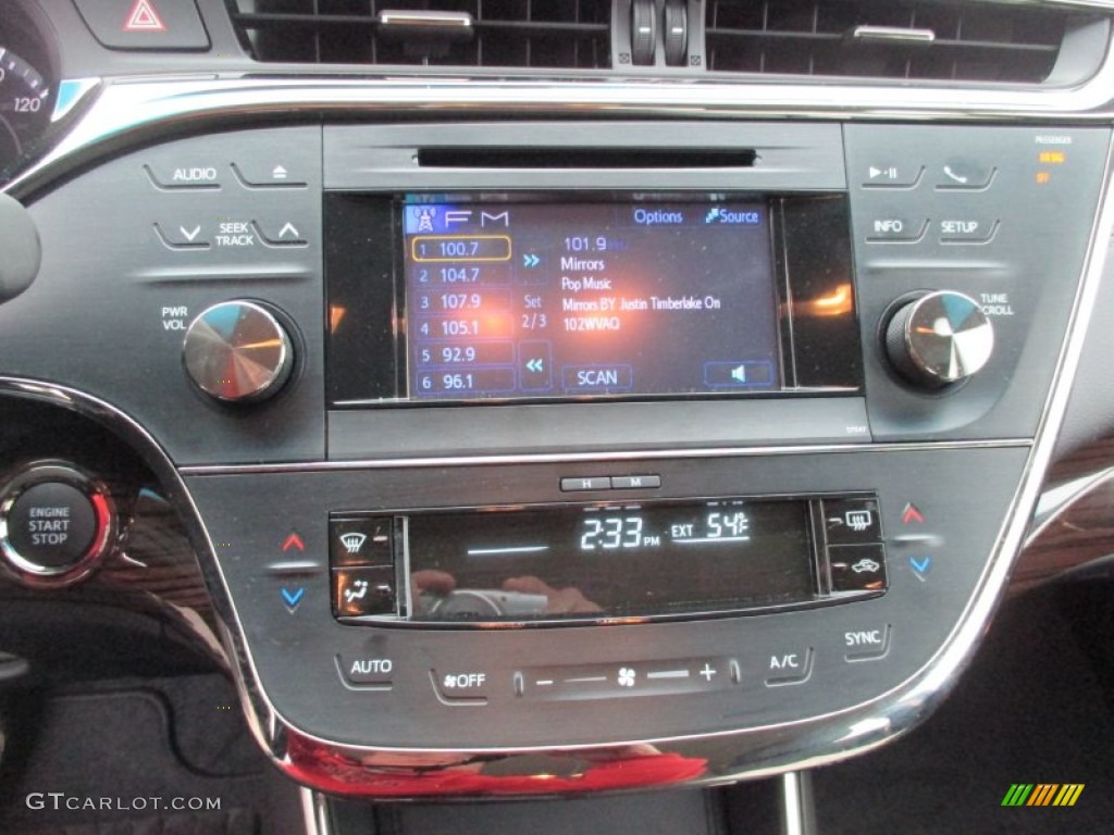 2014 Avalon XLE - Sizzling Crimson Mica / Black photo #13
