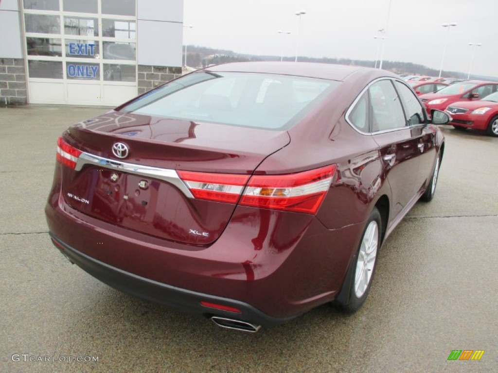 2014 Avalon XLE - Sizzling Crimson Mica / Black photo #18