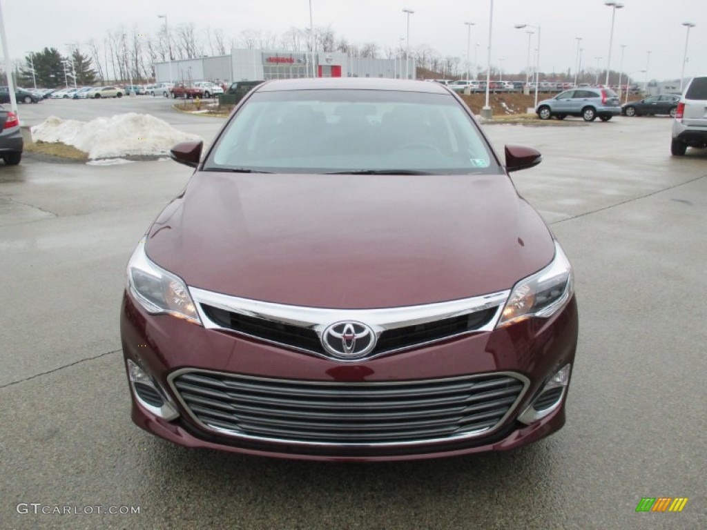 2014 Avalon XLE - Sizzling Crimson Mica / Black photo #19