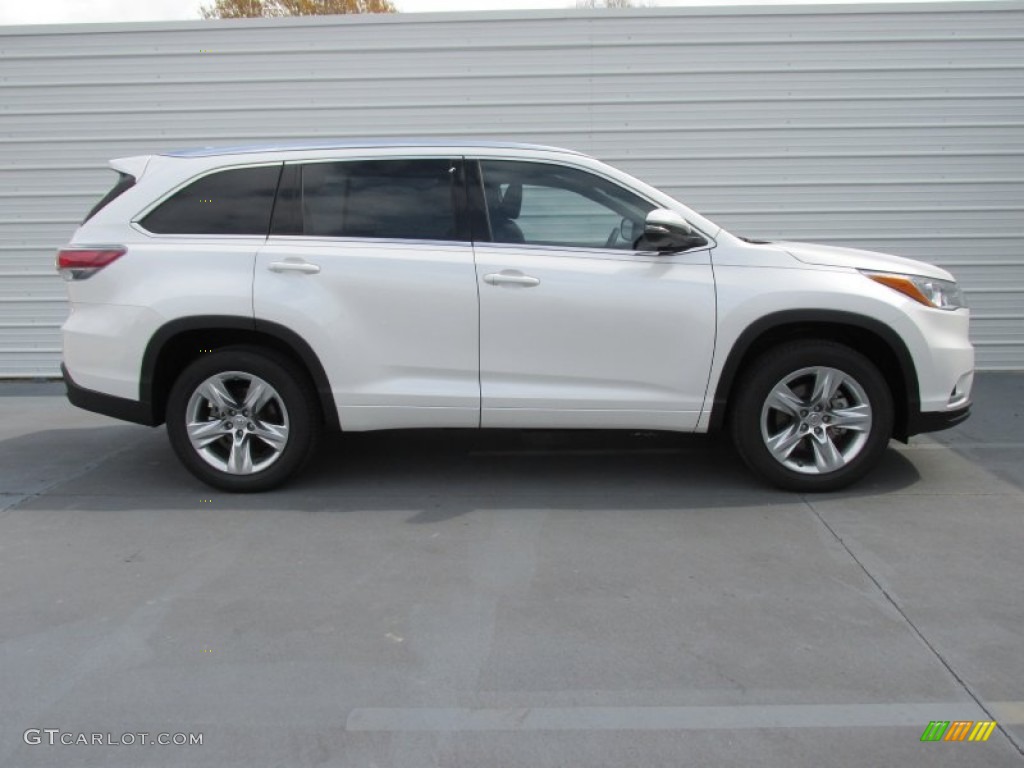 Blizzard Pearl White 2015 Toyota Highlander Limited Exterior Photo #101935178