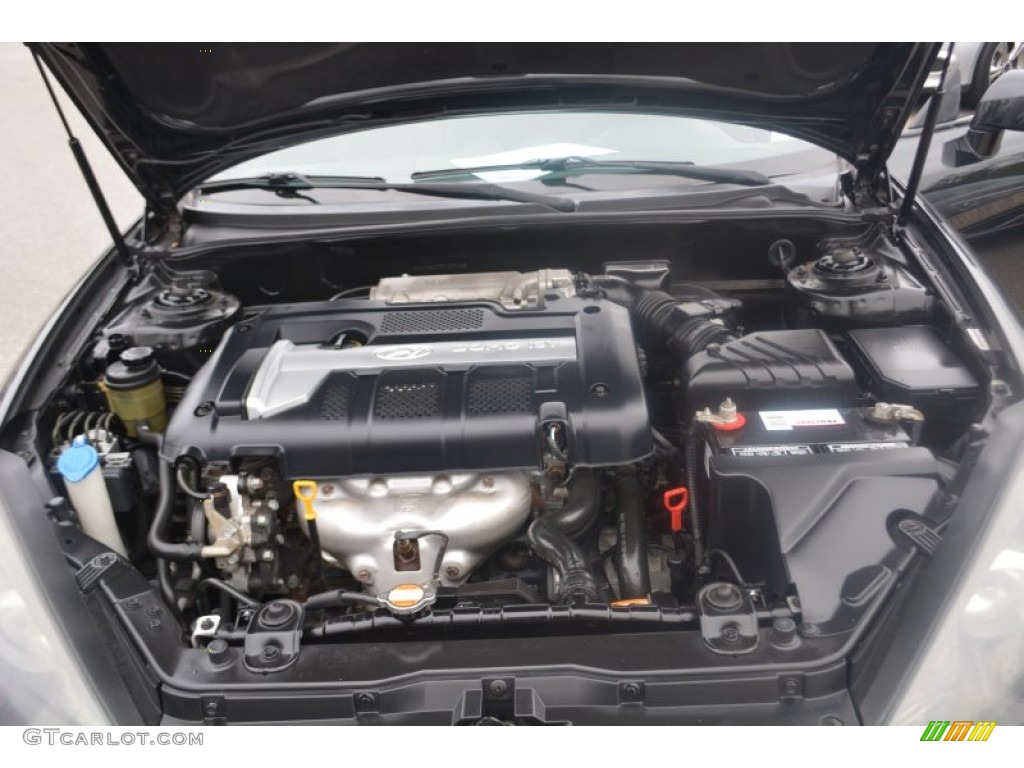 2007 Tiburon GS - Black Pearl / Black photo #16