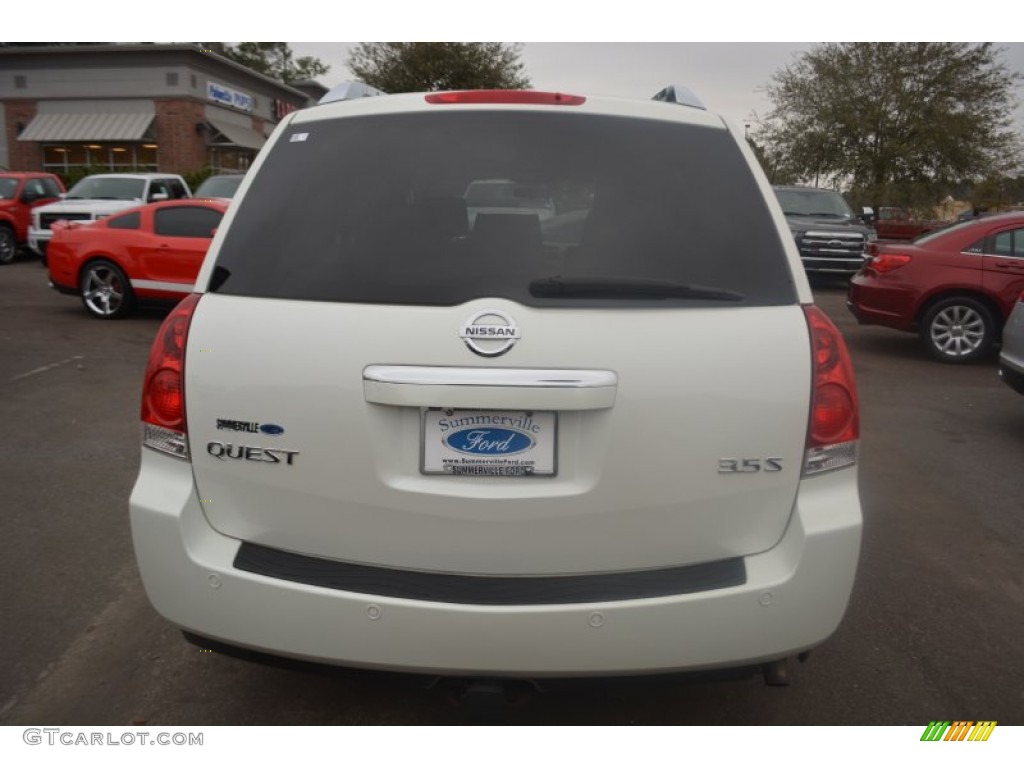 2007 Quest 3.5 S - Nordic White Pearl / Gray photo #4