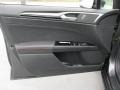 Charcoal Black Door Panel Photo for 2015 Ford Fusion #101936108