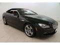 2012 Black Sapphire Metallic BMW 6 Series 650i Convertible  photo #2