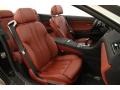 2012 BMW 6 Series Vermillion Red Nappa Leather Interior Front Seat Photo