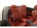 Vermillion Red Nappa Leather Rear Seat Photo for 2012 BMW 6 Series #101937227