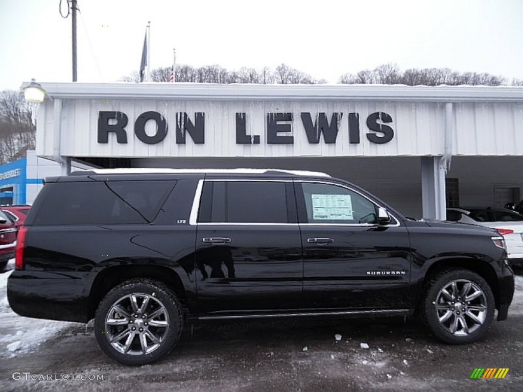 2015 Suburban LTZ 4WD - Black / Jet Black photo #1