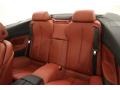 Vermillion Red Nappa Leather Rear Seat Photo for 2012 BMW 6 Series #101937242