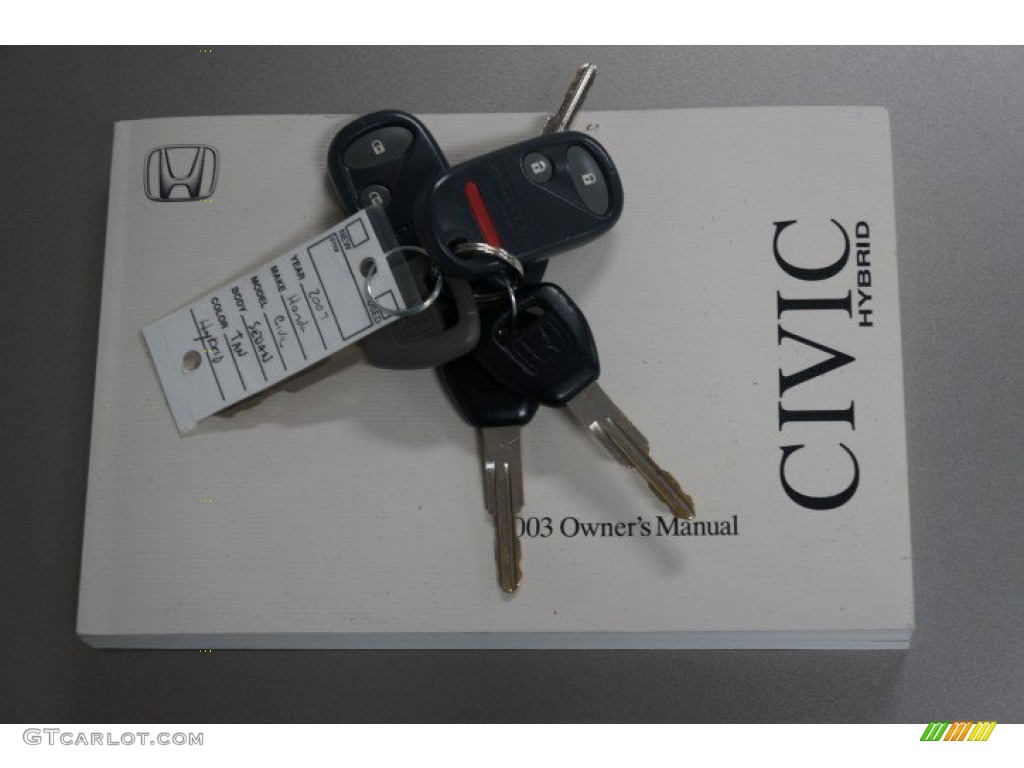 2003 Honda Civic Hybrid Sedan Keys Photos