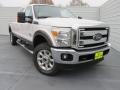 White Platinum 2015 Ford F350 Super Duty Lariat Crew Cab 4x4