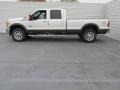 White Platinum - F350 Super Duty Lariat Crew Cab 4x4 Photo No. 7