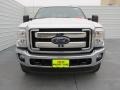 White Platinum - F350 Super Duty Lariat Crew Cab 4x4 Photo No. 9
