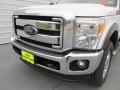 White Platinum - F350 Super Duty Lariat Crew Cab 4x4 Photo No. 11