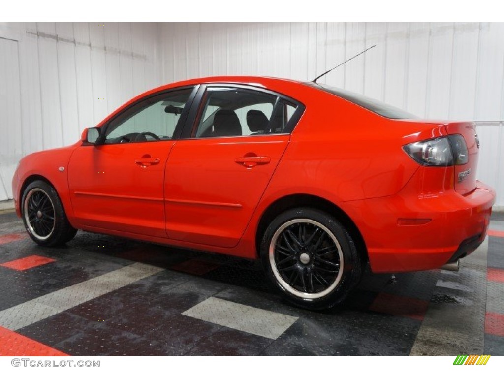 2008 MAZDA3 i Sport Sedan - True Red / Black photo #11