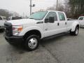 2012 Oxford White Ford F350 Super Duty XL Crew Cab 4x4 Dually  photo #2