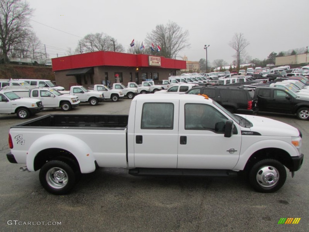 2012 F350 Super Duty XL Crew Cab 4x4 Dually - Oxford White / Steel photo #6