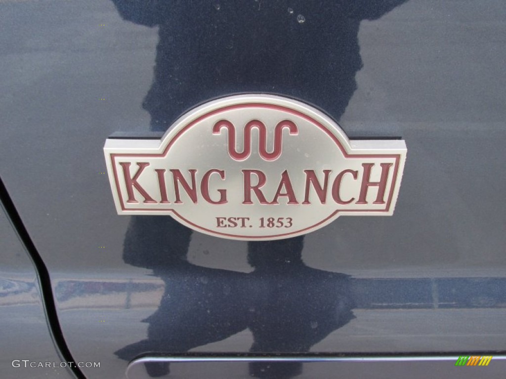 2015 F250 Super Duty King Ranch Crew Cab 4x4 - Blue Jeans / King Ranch Mesa Antique Affect/Black photo #14