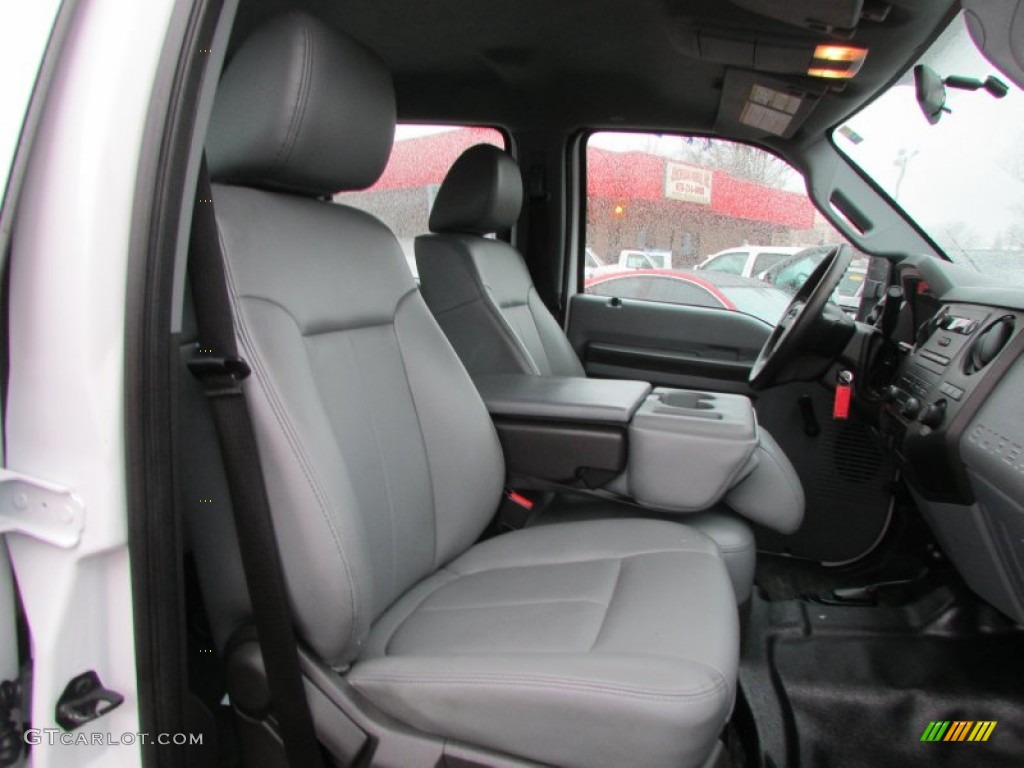 2012 F350 Super Duty XL Crew Cab 4x4 Dually - Oxford White / Steel photo #16