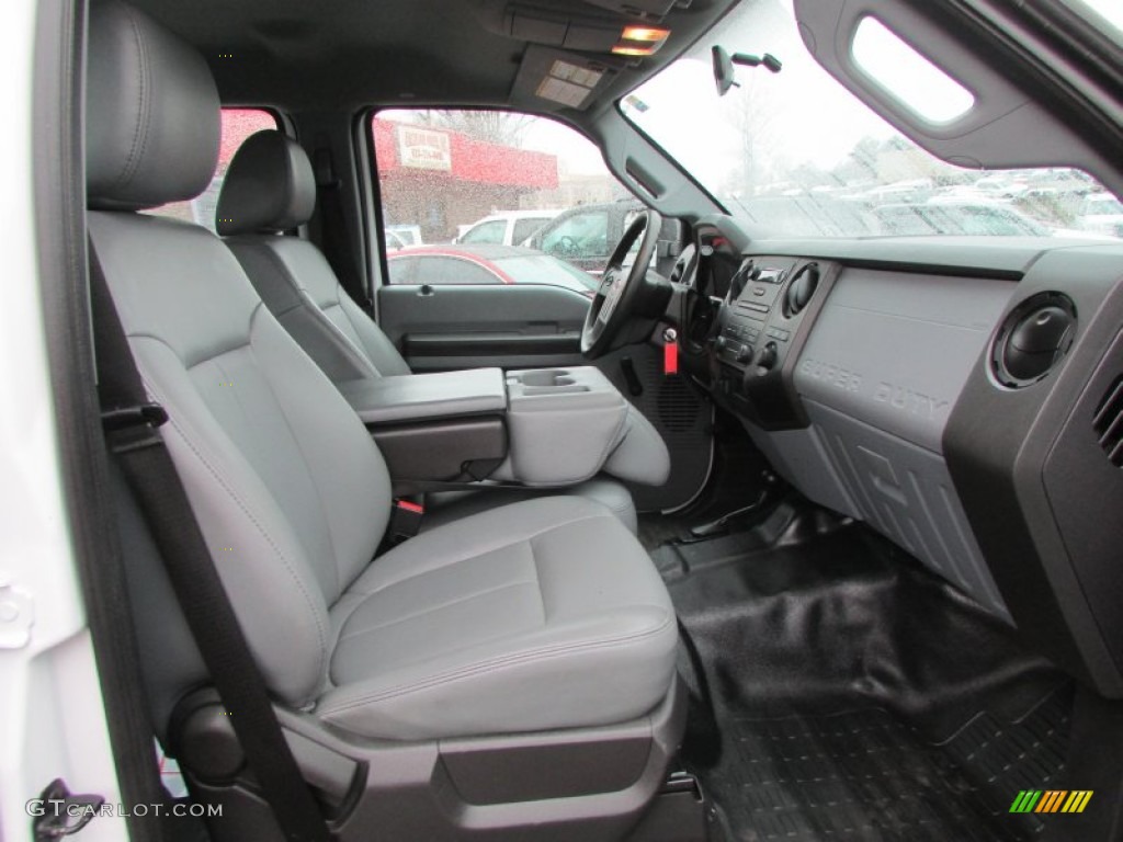 2012 F350 Super Duty XL Crew Cab 4x4 Dually - Oxford White / Steel photo #17