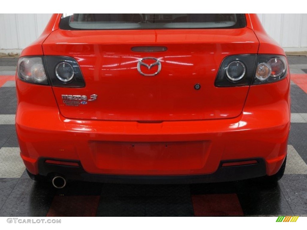 2008 MAZDA3 i Sport Sedan - True Red / Black photo #48