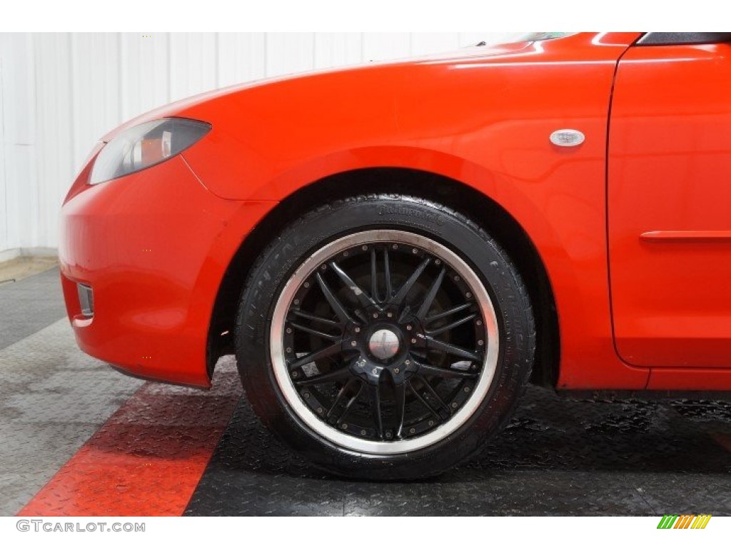 2008 MAZDA3 i Sport Sedan - True Red / Black photo #56