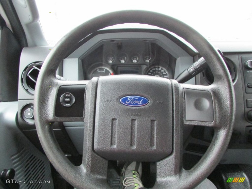 2012 F350 Super Duty XL Crew Cab 4x4 Dually - Oxford White / Steel photo #28