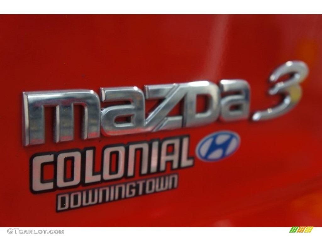 2008 MAZDA3 i Sport Sedan - True Red / Black photo #60