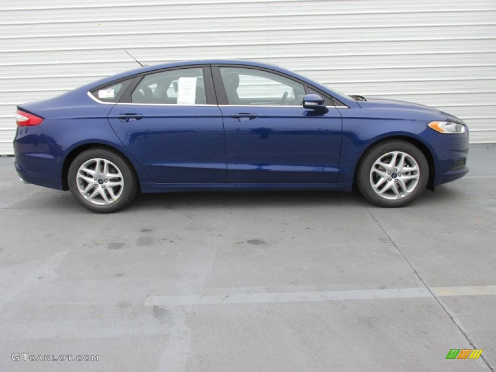 Deep Impact Blue Metallic 2015 Ford Fusion SE Exterior Photo #101941253
