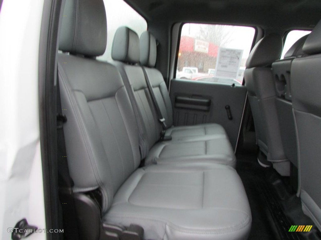 2012 F350 Super Duty XL Crew Cab 4x4 Dually - Oxford White / Steel photo #42
