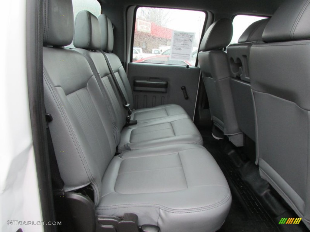 2012 F350 Super Duty XL Crew Cab 4x4 Dually - Oxford White / Steel photo #43