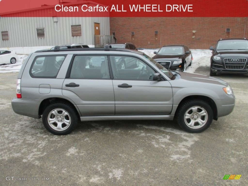 2006 Forester 2.5 X - Steel Gray Metallic / Graphite Gray photo #2