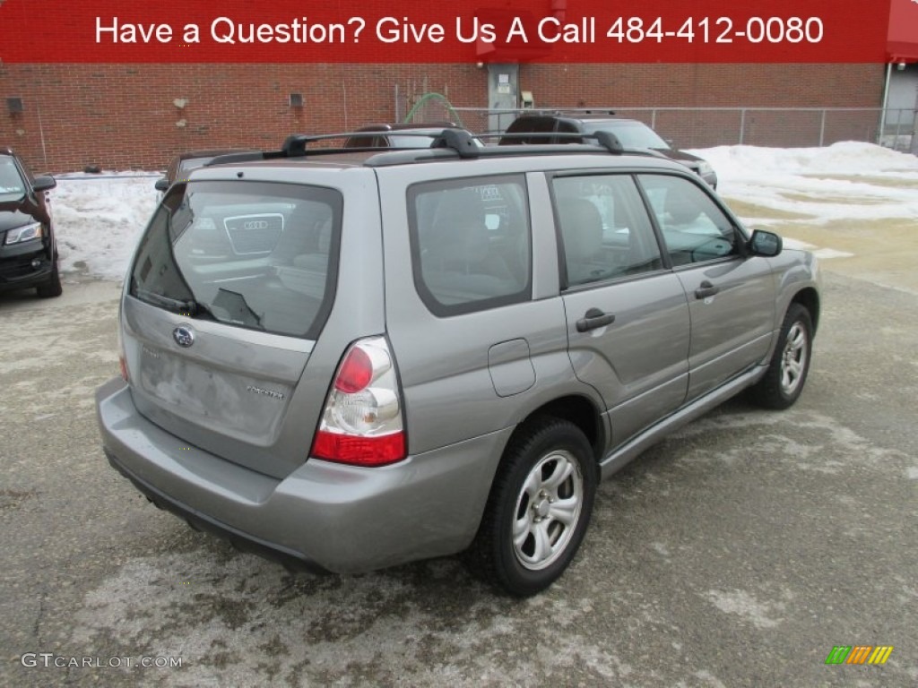 2006 Forester 2.5 X - Steel Gray Metallic / Graphite Gray photo #3