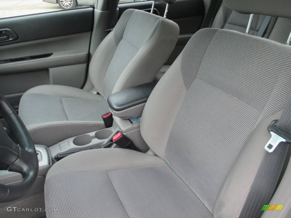 2006 Forester 2.5 X - Steel Gray Metallic / Graphite Gray photo #4