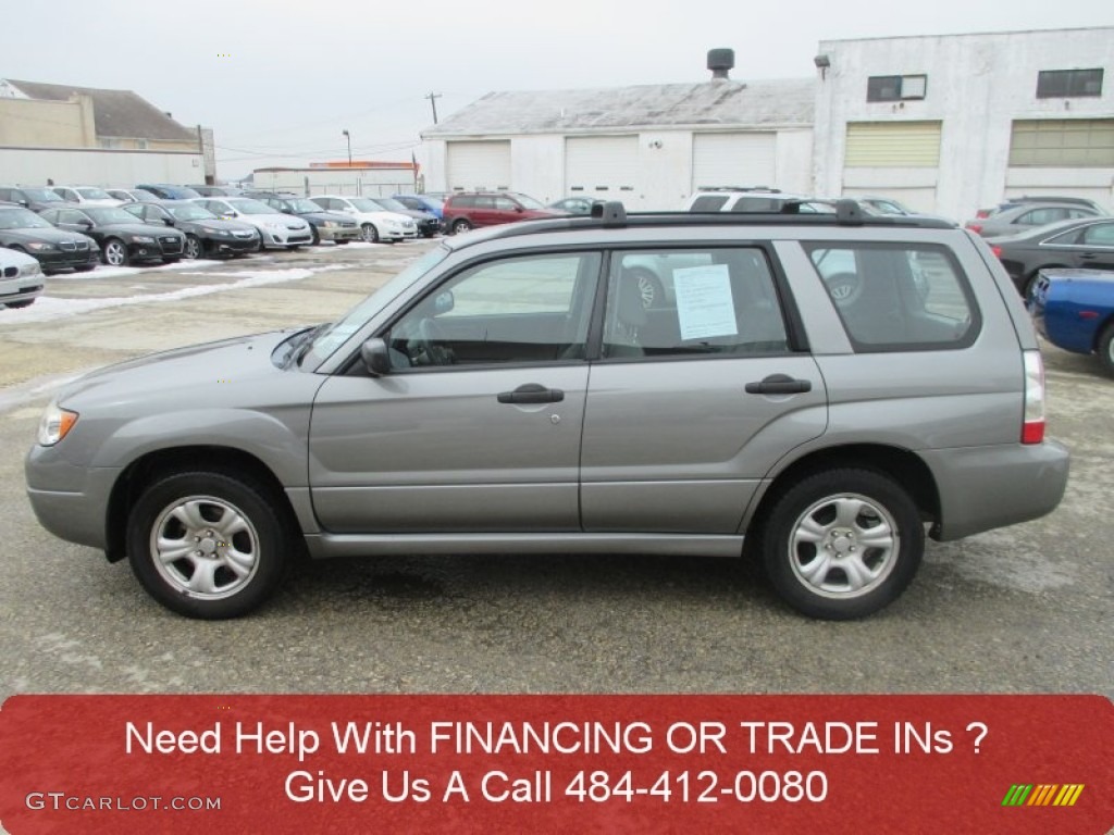 2006 Forester 2.5 X - Steel Gray Metallic / Graphite Gray photo #7