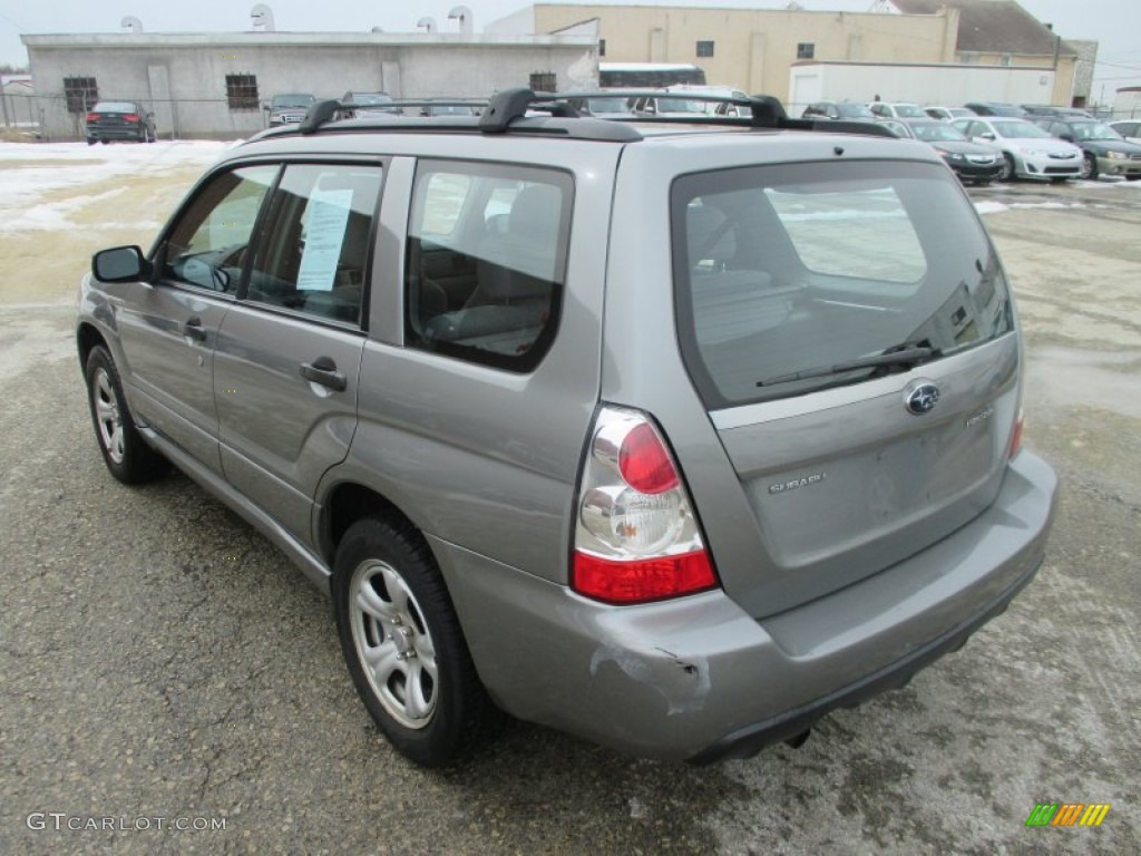 2006 Forester 2.5 X - Steel Gray Metallic / Graphite Gray photo #10