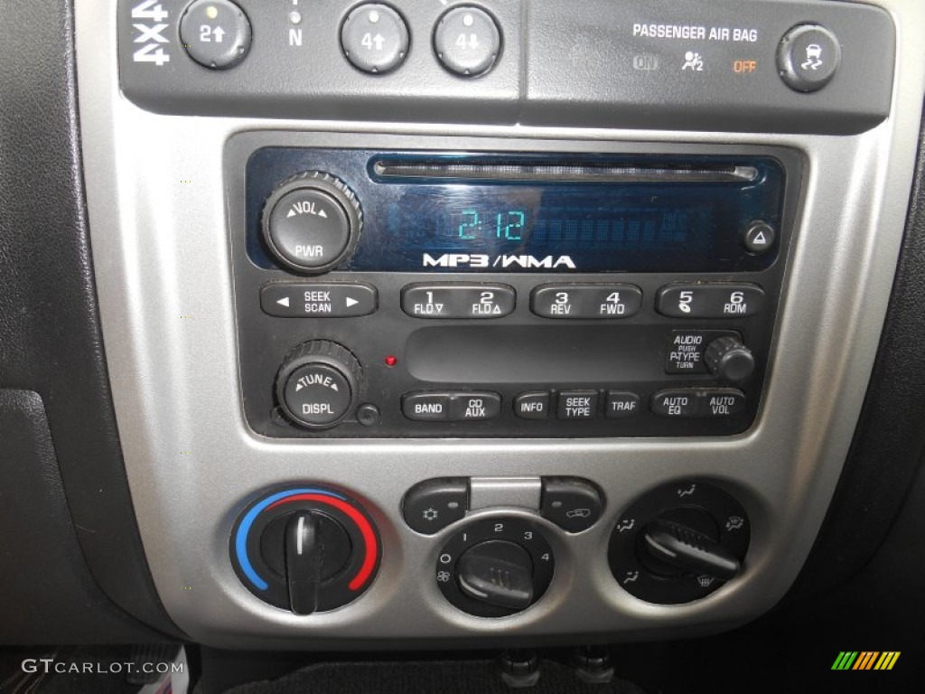 2009 Canyon SLE Crew Cab 4x4 - Dark Steel Gray Metallic / Ebony photo #21