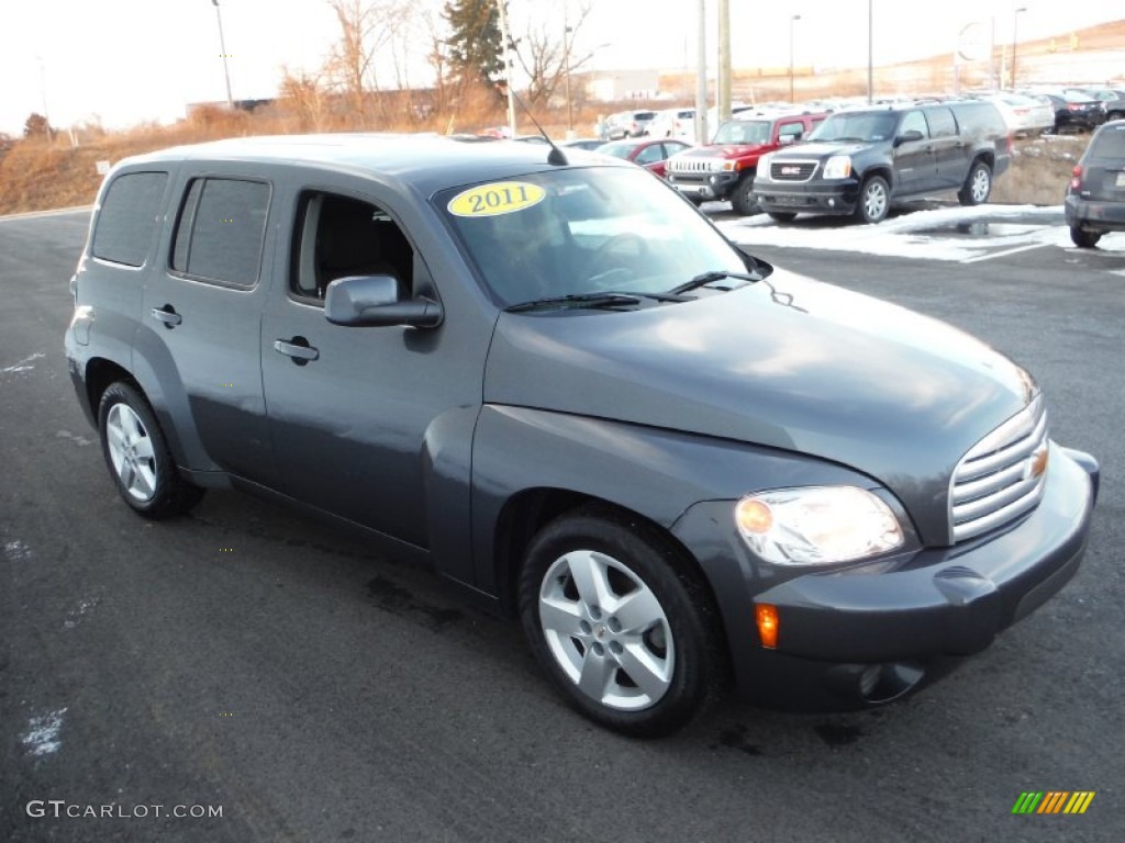 2011 HHR LT - Cyber Gray Metallic / Ebony photo #5