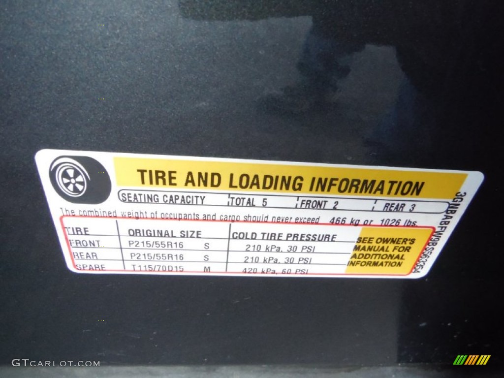 2011 HHR LT - Cyber Gray Metallic / Ebony photo #27