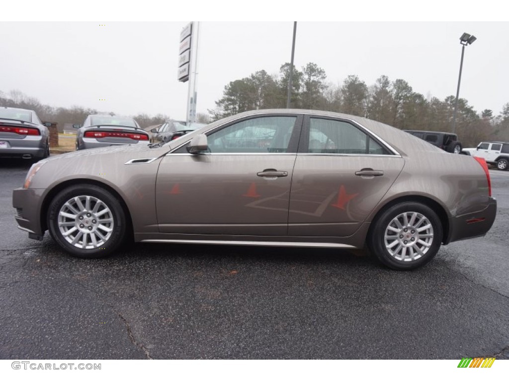 Mocha Steel Metallic 2012 Cadillac CTS 3.0 Sedan Exterior Photo #101945102