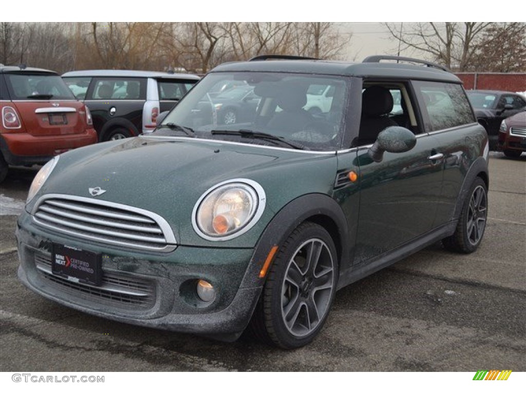 British Racing Green II Metallic 2014 Mini Cooper Clubman Exterior Photo #101946317