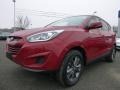Garnet Red - Tucson GLS AWD Photo No. 7