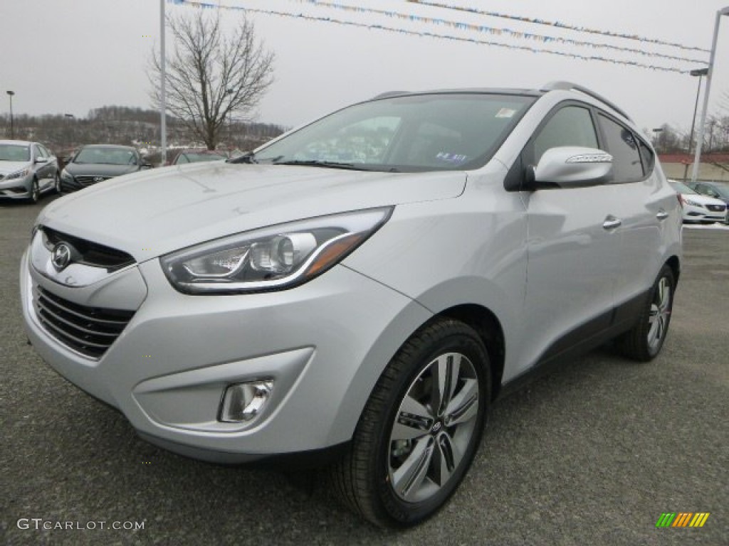 2015 Tucson Limited AWD - Diamond Silver / Black photo #7