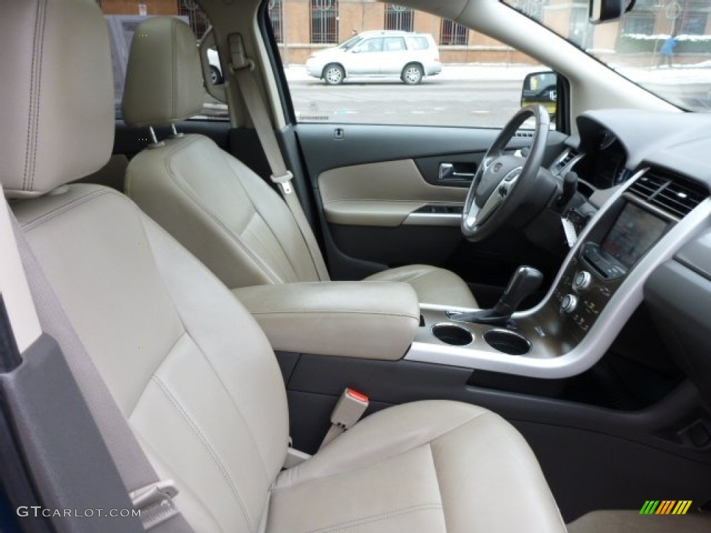 2011 Edge SEL AWD - Mediterranean Blue Metallic / Medium Light Stone photo #18