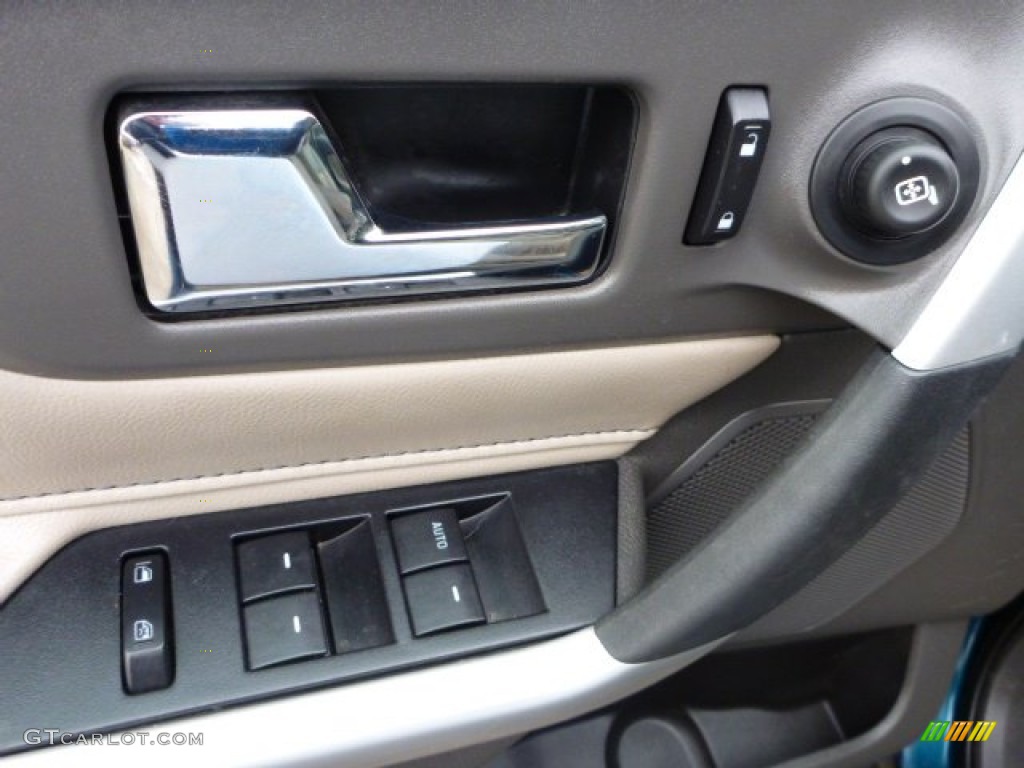 2011 Edge SEL AWD - Mediterranean Blue Metallic / Medium Light Stone photo #21