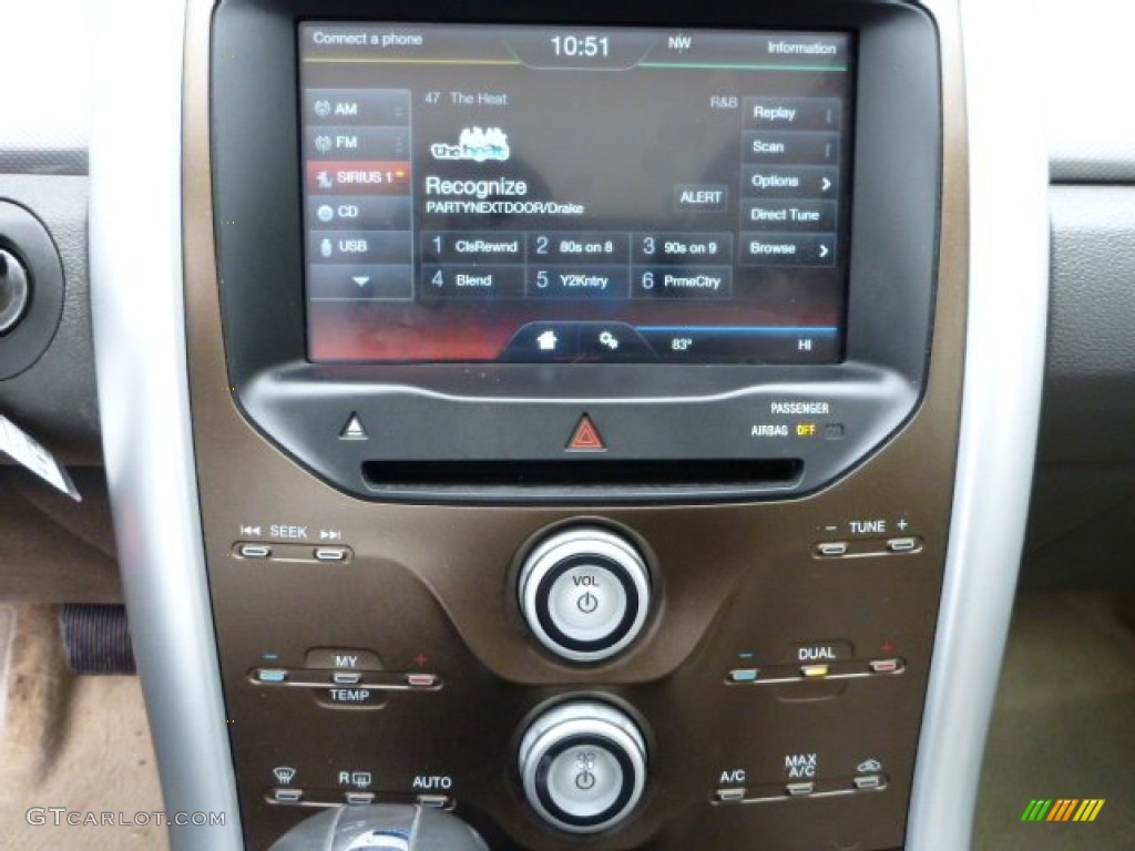 2011 Edge SEL AWD - Mediterranean Blue Metallic / Medium Light Stone photo #24