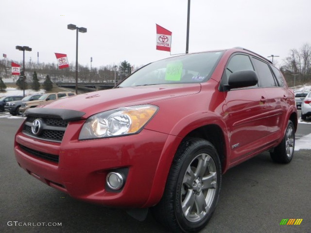 Barcelona Red Metallic 2011 Toyota RAV4 Sport 4WD Exterior Photo #101949995